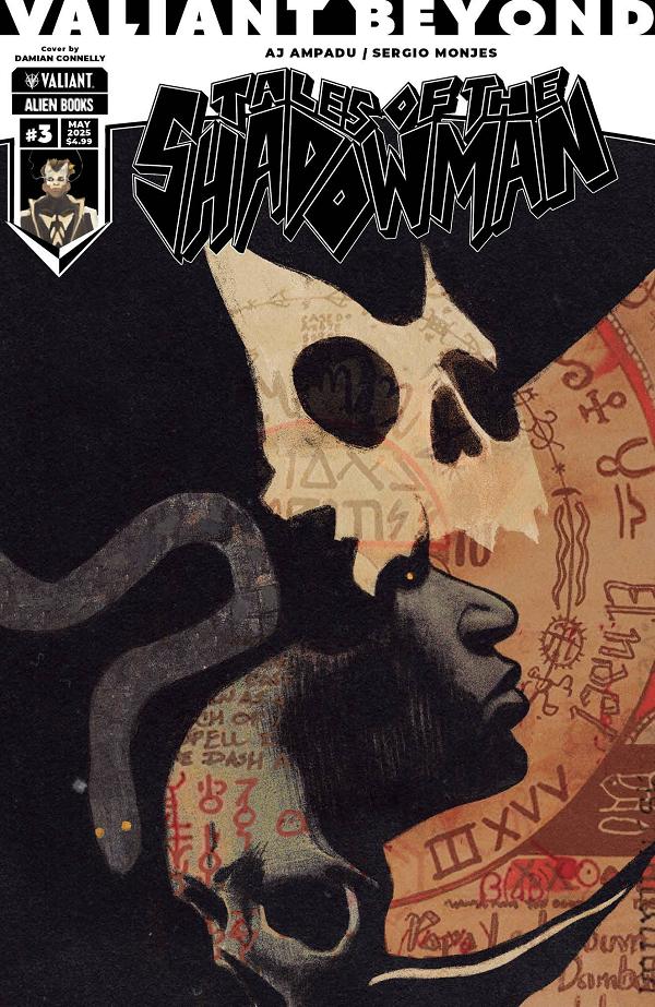 Valiant Beyond Tales Shadowman #3 cover by Damian Connelly