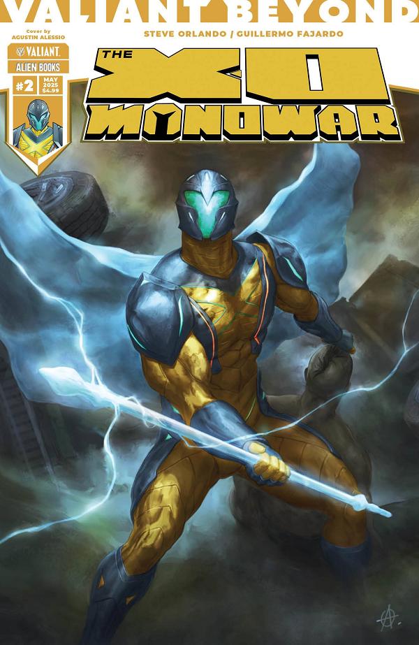 Valiant Beyond X-O Manowar #2 cover by Agustin Alessio