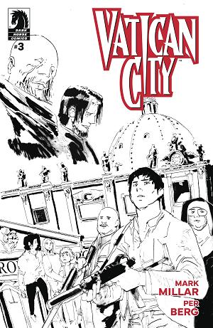 Vatican City #3 CVR B BERG B&W (MR) cover