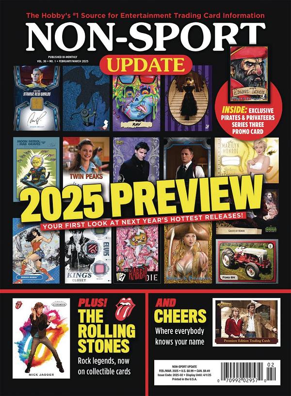 Non Sport Update Vol 36 #3 cover