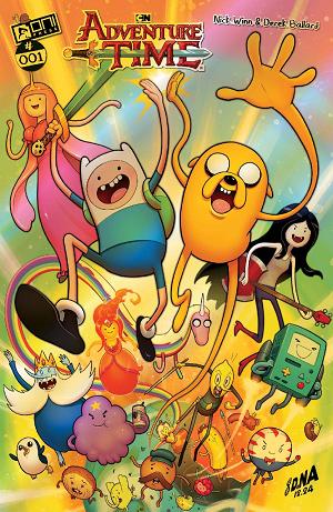Adventure Time (2025) #1 CVR G NAKAYAMA GOLD FOIL cover