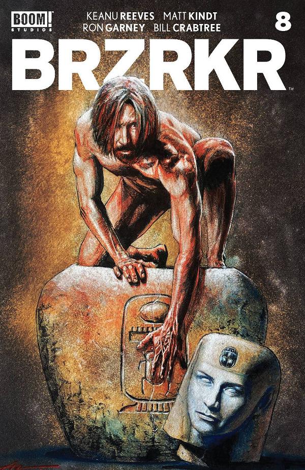 Brzrkr (Berzerker) #8 variant cover by Aaron Campbell