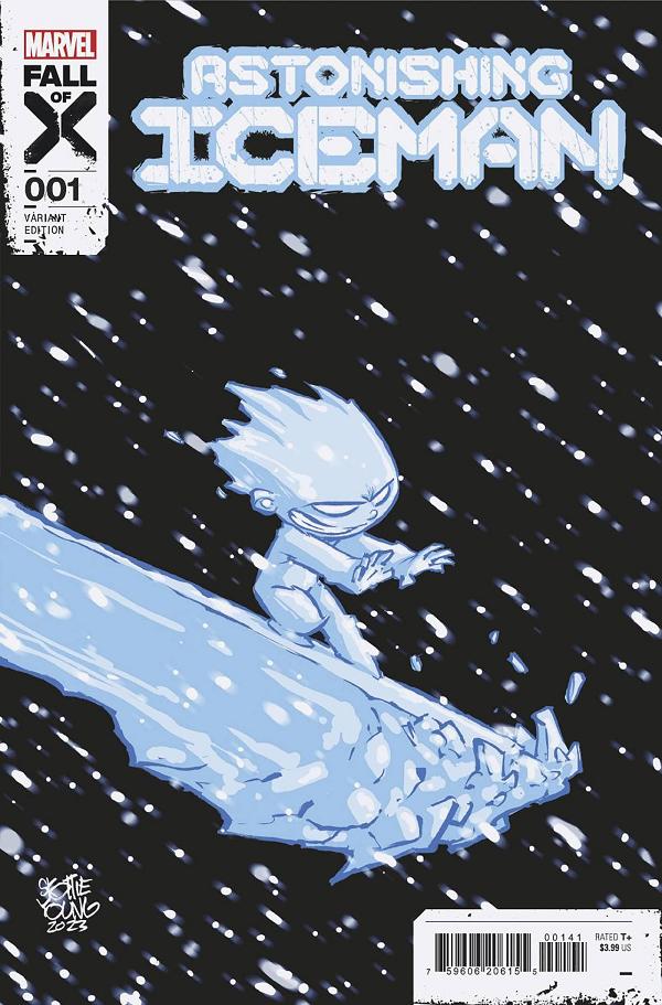 Astonishing Iceman #1 SKOTTIE YOUNG cover