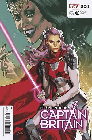 Betsy Braddock Captain Britain #4 DAVI GO cover