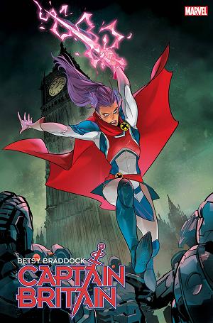 Betsy Braddock Captain Britain #1 25 COPY INCV SCHMIDT cover