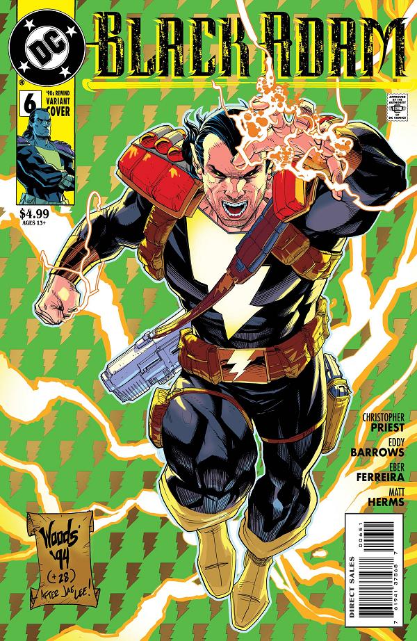 Black Adam #6 CVR D WOODS 90S CVR cover