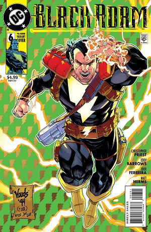 Black Adam #6 CVR D WOODS 90S CVR cover