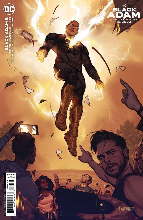 Black Adam #5 CVR D CVR D SWABY BLACK ADAM MOVIE cover