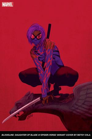 Bloodline Daughter Of Blade #4 COLA SPIDER-VERSE cover