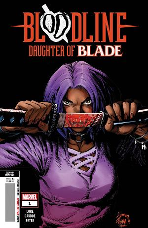 Bloodline Daughter Of Blade #1 2ND PTG RYAN STEGMAN cover