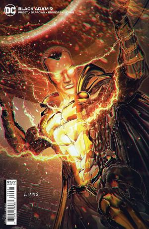 Black Adam #9 CVR C (OF 12) CVR C JOHN GIANG CARD STOCK cover