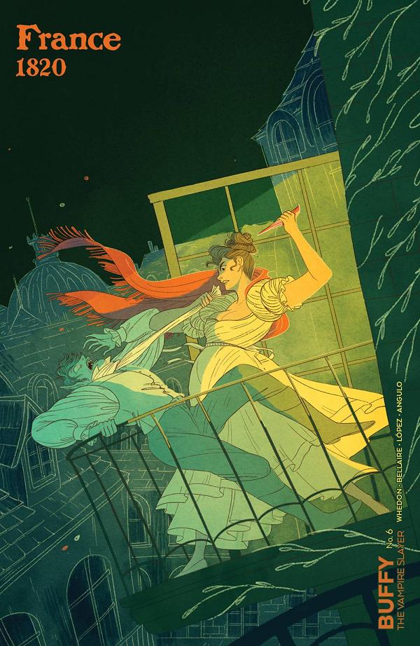 Buffy The Vampire Slayer #6 variant cover by Alexa Sharpe