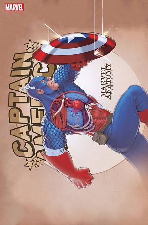 Captain America Sentinel Of Liberty #9 MARVEL ANATOMY cover