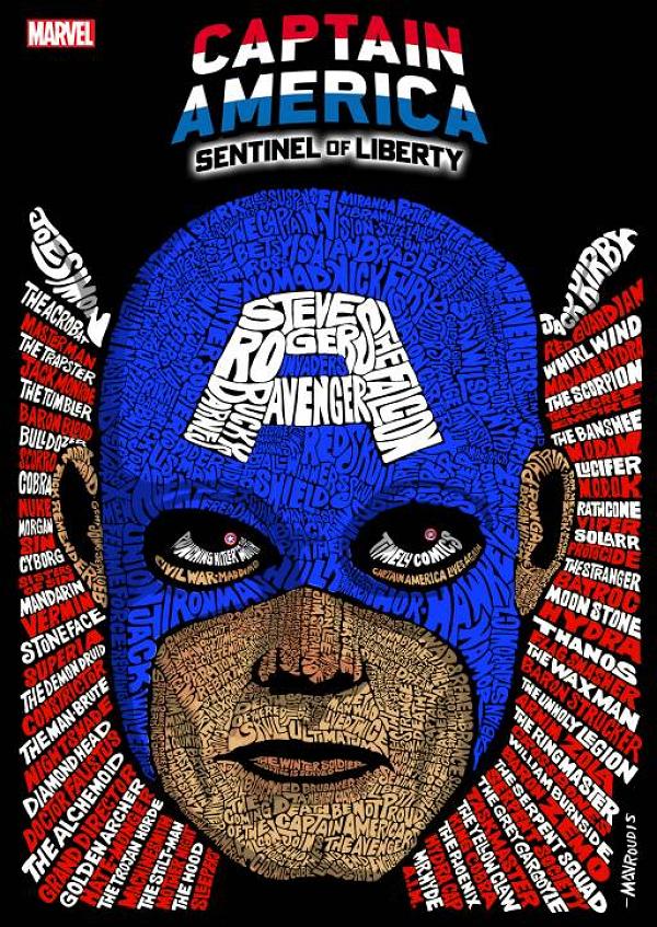 Captain America Sentinel Of Liberty #1 variant cover by Mavroudis