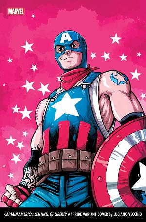 Captain America Sentinel Of Liberty #1 VECCHIO PRIDE cover