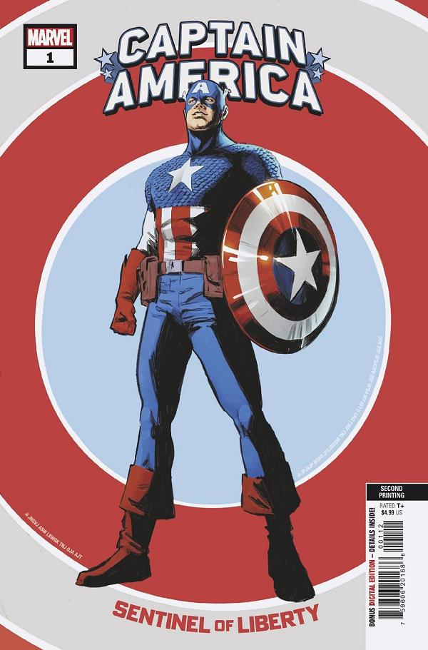 Captain America Sentinel Of Liberty #1 variant cover by Carmen Carnero