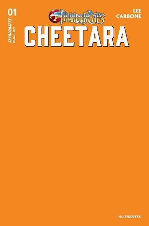 Thundercats Cheetara #1 CVR W FOC ORANGE BLANK AUTHENTIX cover