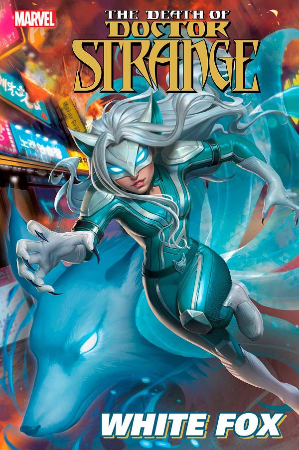 Death Of Doctor Strange White Fox #1  cover