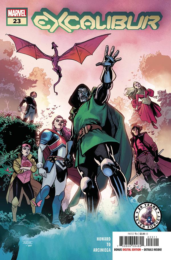 Excalibur #23 cover by Mahmud Asrar