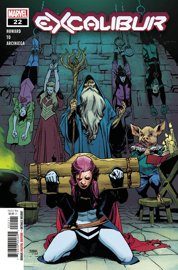 Excalibur #22 cover by Mahmud Asrar