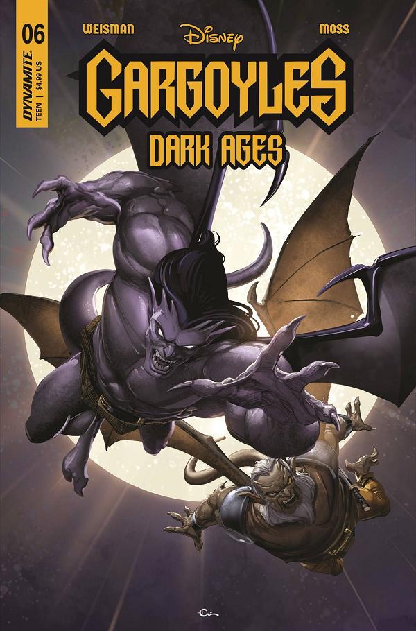 Gargoyles Dark Ages #6 cover by Clayton Crain