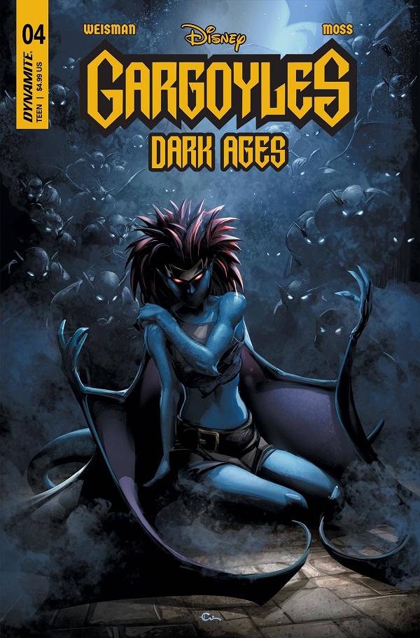 Gargoyles Dark Ages #4 cover by Clayton Crain