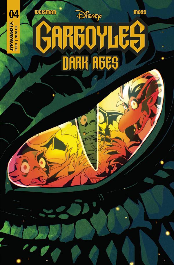 Gargoyles Dark Ages #4 variant cover by Kenya Danino