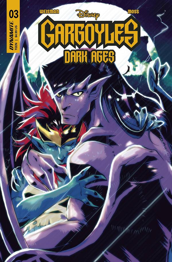Gargoyles Dark Ages #3 variant cover by Kenya Danino