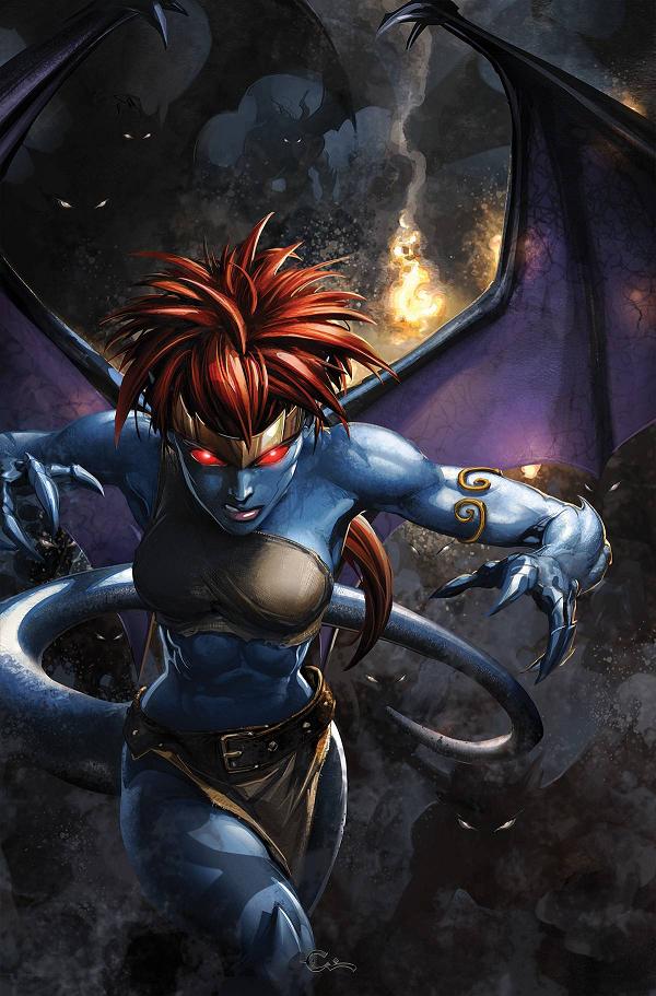 Gargoyles Dark Ages #1 CVR W CRAIN PREMIUM METAL cover