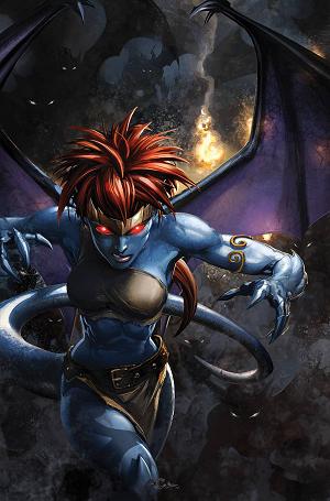 Gargoyles Dark Ages #1 CVR W CRAIN PREMIUM METAL cover