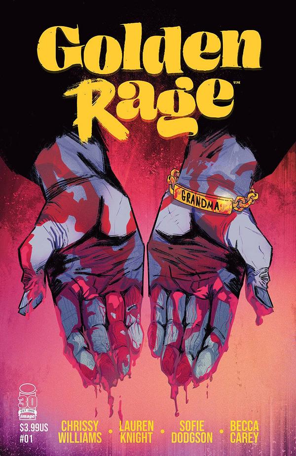 Golden Rage #1 cover by Lauren Knight