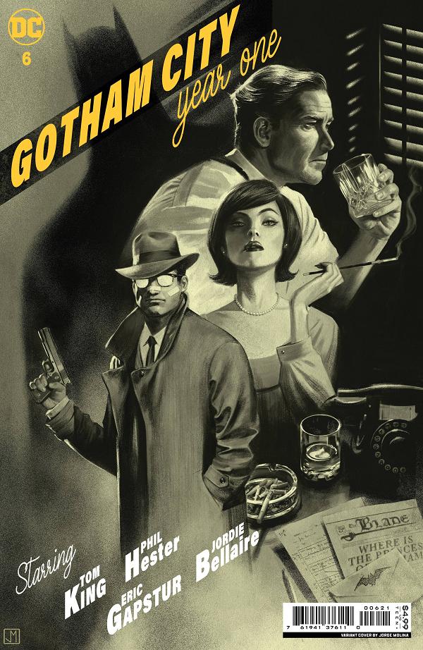 Gotham City Year One #6 CVR B (OF 6) CVR B JORGE MOLINA cover