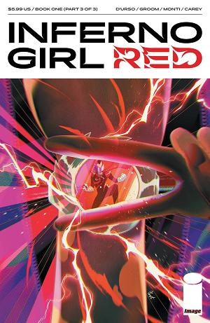 Inferno Girl Red Book One #3 CVR B MONTI MV cover