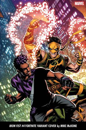 Iron Fist #4 (OF 5) MCKONE FORTNITE cover