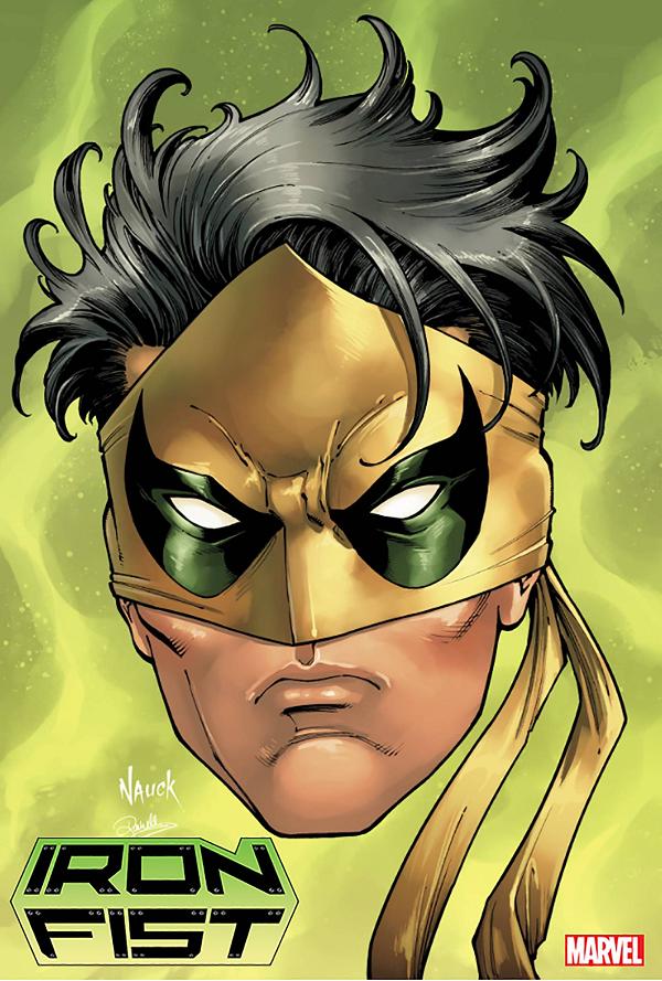Iron Fist #1 NAUCK HEADSHOT cover