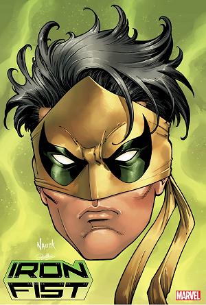 Iron Fist #1 NAUCK HEADSHOT cover