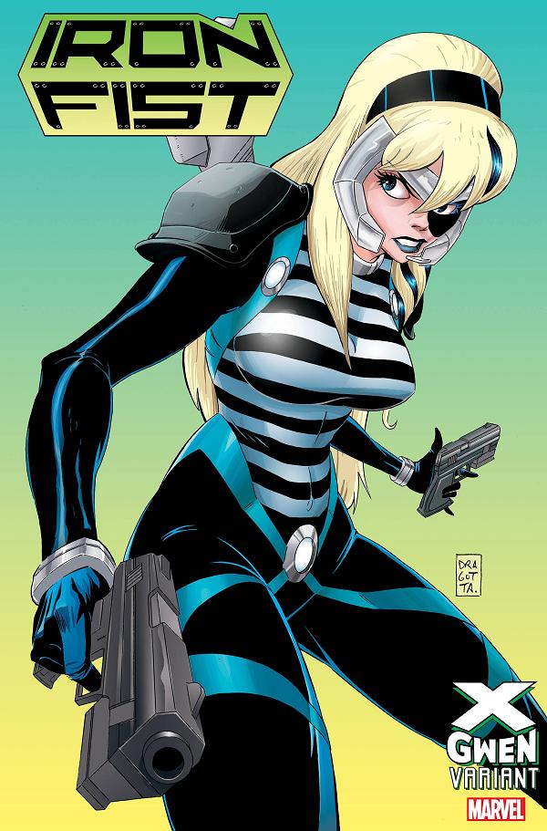 Iron Fist #1 DRAGOTTA X-GWEN cover