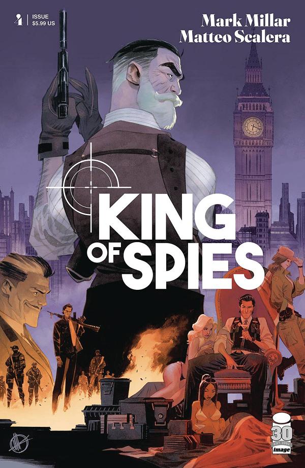 King Of Spies #4 CVR A SCALERA (MR) cover