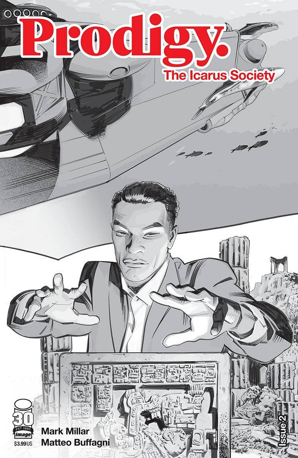 Prodigy Icarus Society #2 CVR B BUFFAGNI B&W (MR) cover