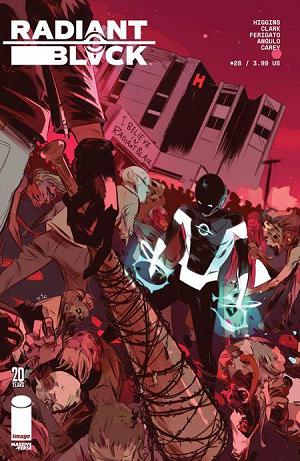Radiant Black #28 CVR B TWD 20TH ANNV SIMEONE MV cover