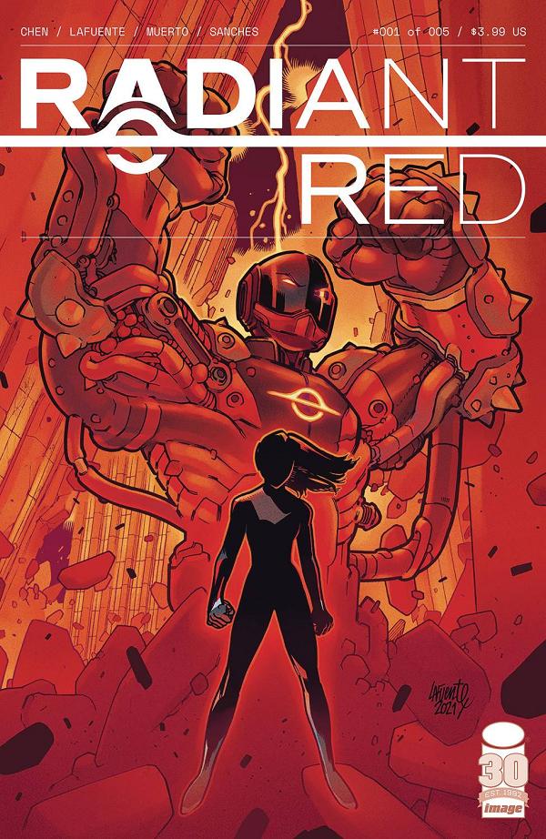 Radiant Red #1 CVR A LAFUENTE & MUERTO MV cover