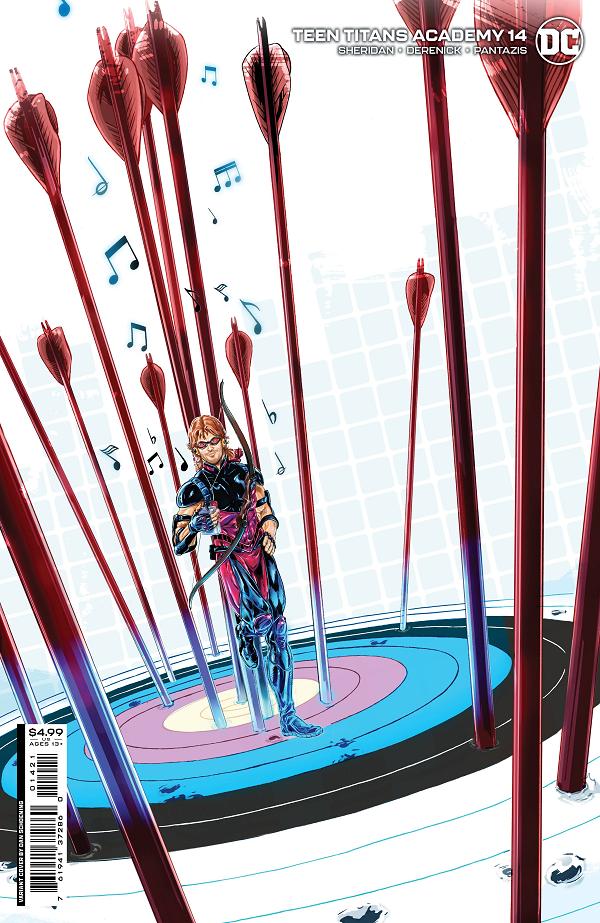 Teen Titans Academy #14 CVR B CVR B CAMPBELL CARD STOCK cover