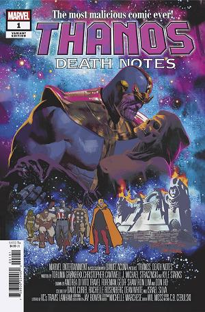 Thanos Death Notes #1 ACUNA cover