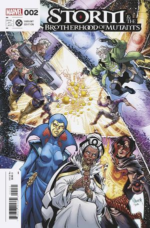 Storm And Brotherhood Mutants #2 SOS MARCH CONNECTING cover