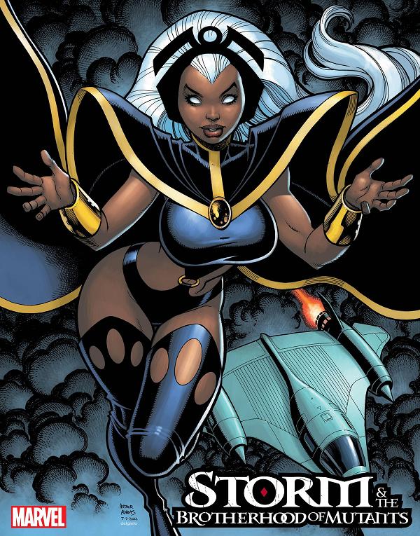 Storm And Brotherhood Mutants #1 variant cover by Arthur Adams