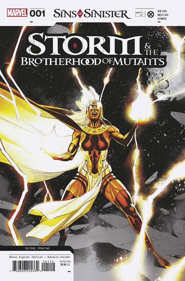 Storm And Brotherhood Mutants #1 2ND PTG LEINIL YU cover