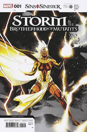 Storm And Brotherhood Mutants #1 2ND PTG LEINIL YU cover