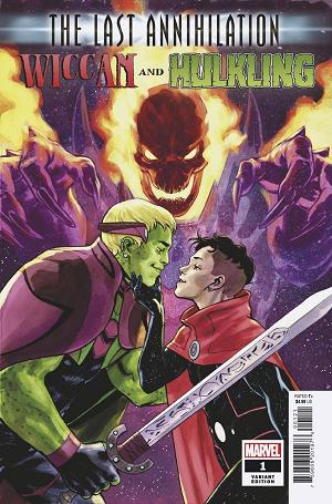 Last Annihilation Wiccan And Hulkling #1 LOPEZ cover