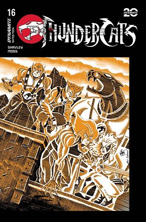Thundercats #16 CVR G HAESER TMNT HOMAGE cover