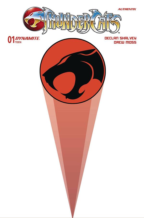 Thundercats #1 variant cover by Blank Cover